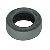 HDD Zwarte rvs Ring 16x6mm voor paumelle 100x88x3.5/6mm zwart
