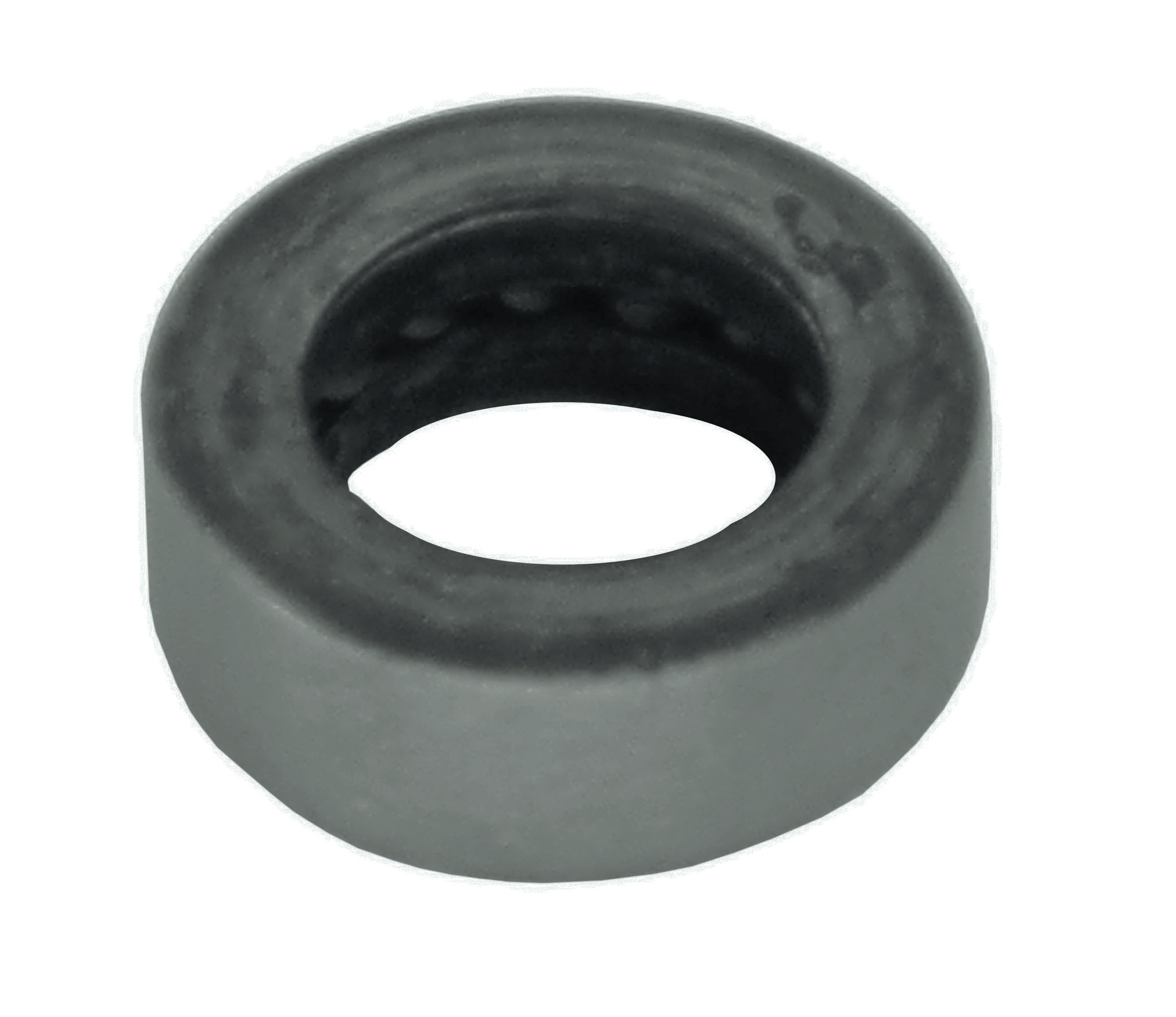 Zwarte rvs Ring 16x6mm voor paumelle 100x88x3.5/6mm zwart
