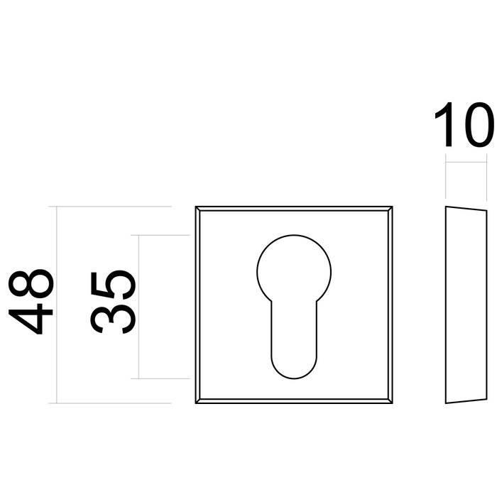 HDD 1 sleutelplaatje x-treme zwart