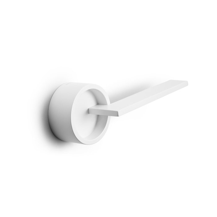 DnD Exclusive white door handles TIMELESS without key plates