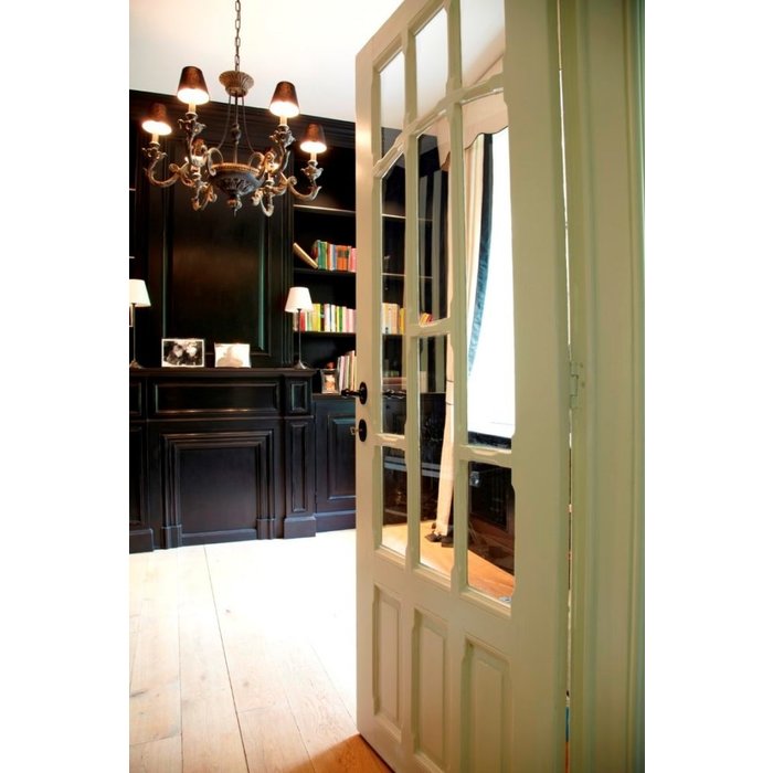 Dauby Pair of door handles BE1212 / R1508 BDC black (N) without BB 115mm