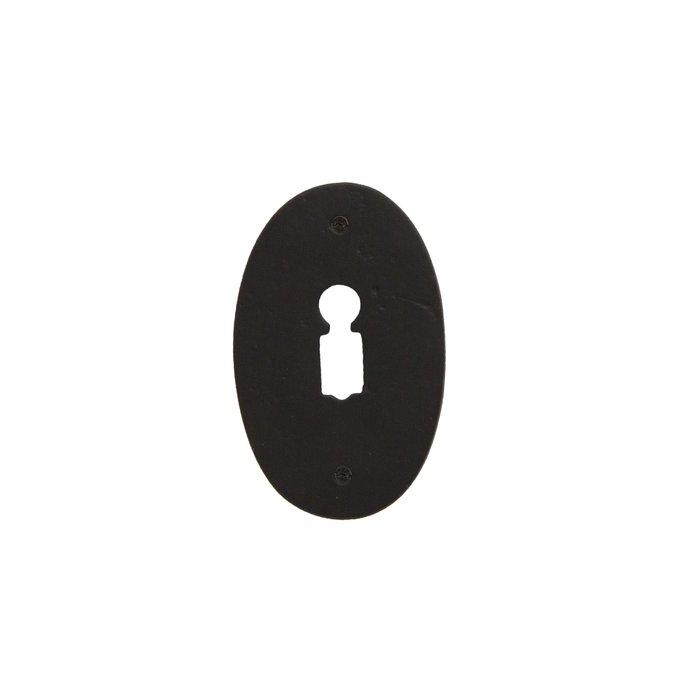 Dauby Paire de plaques à clés noires pour poignée de porte CDF BE1212/R1508