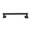 Dauby Door handle PPH 50-Q aged iron – black (VO)