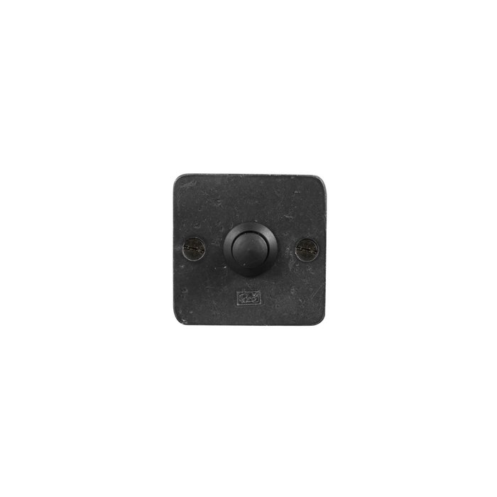 Dauby piece doorbell /QU aged iron – black