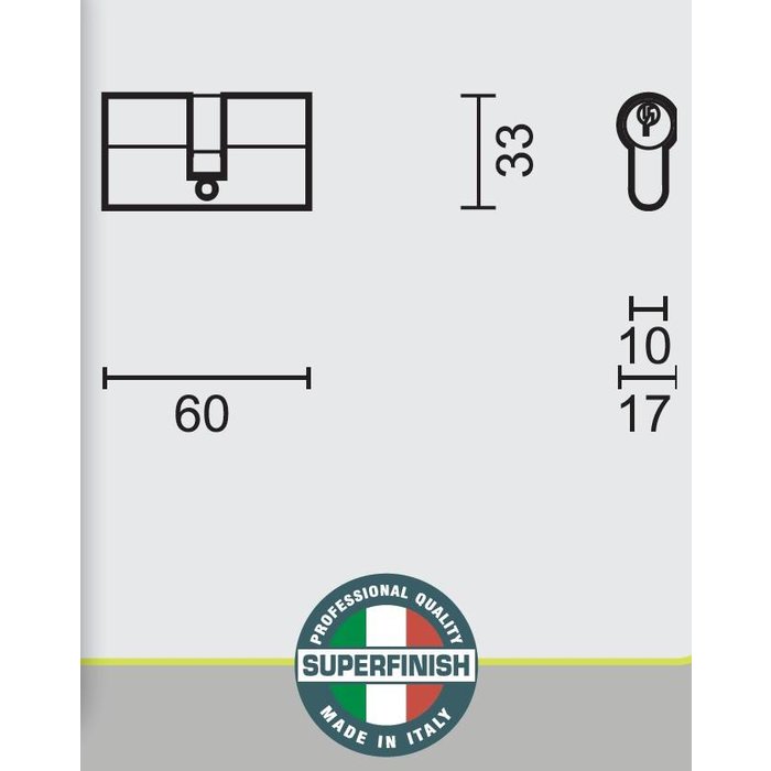 AGB AGB CYLINDER GOUD 30/30