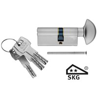 AGB knopcilinder veiligheid RVS look SKG**