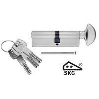AGB knopcilinder veiligheid RVS look SKG**