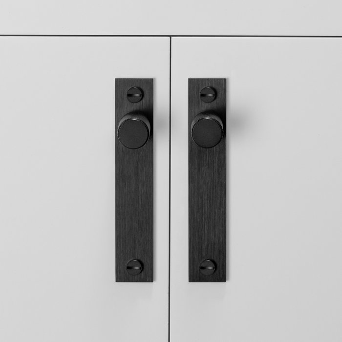 Buster+Punch FURNITURE KNOBS / PLATE / BLACK / BUSTER+PUNCH