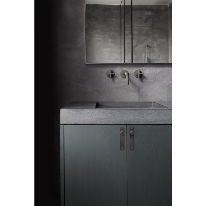 Buster+Punch Meubelknoppen op plaat  Buster & Punch smoked brons per paar