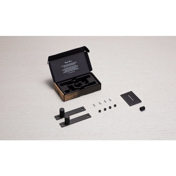 Buster+Punch Meubelknoppen op plaat  Buster & Punch smoked brons per paar