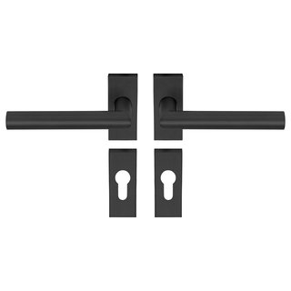 Artitec Black door handles TIPO with PZ