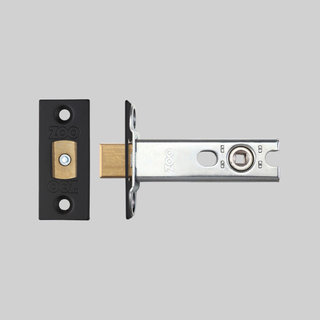 Buster+Punch Schwarzes Toilettenschloss 25x60mm - Dorn 57mm - Stiftloch 5x5mm