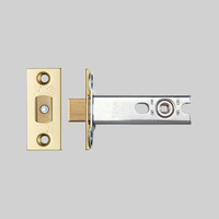 Small toilet lock with brass front plate 25x60mm - mandrel 57mm - pin hole 5x5mm