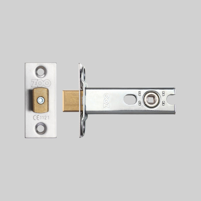 Buster+Punch Klein toilet slot met RVS voorplaat 25x60mm - doorn 57mm - stiftgat 5x5mm