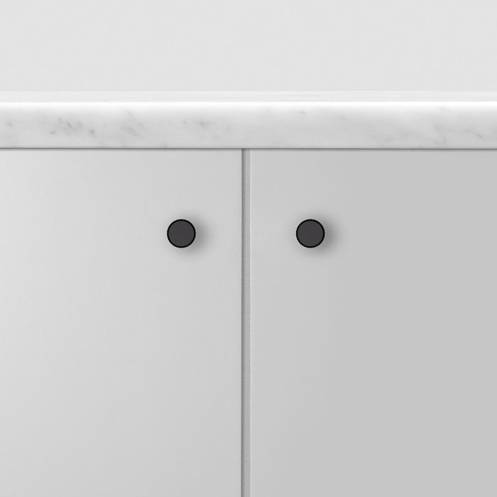 Buster+Punch Buster + Punch meubel knop (paar) lineair zwart