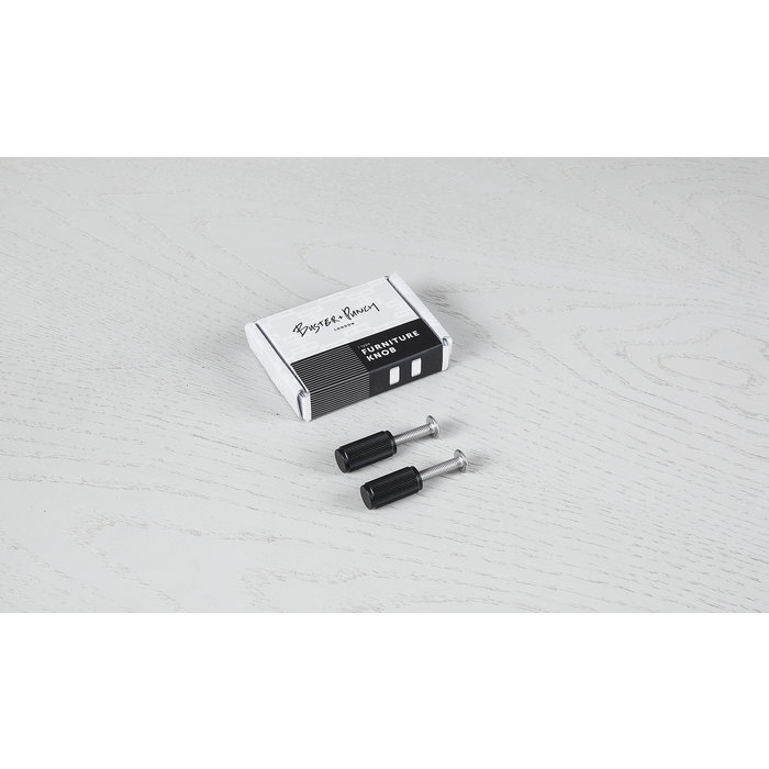 Buster+Punch Bouton de meuble Buster + Punch (paire) linéaire noir
