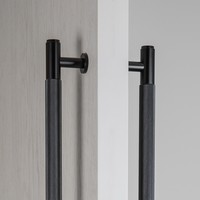 Dubbele zwarte deurgreep van Buster&Punch 275mm