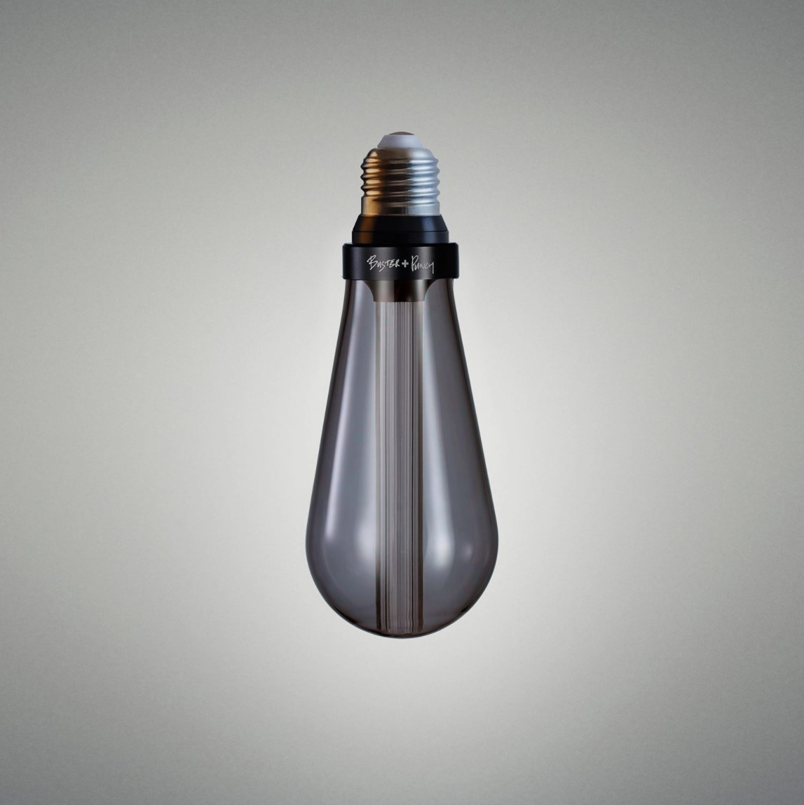 BUSTER LED LAMP / SMOKED / E27 / DIMBAAR