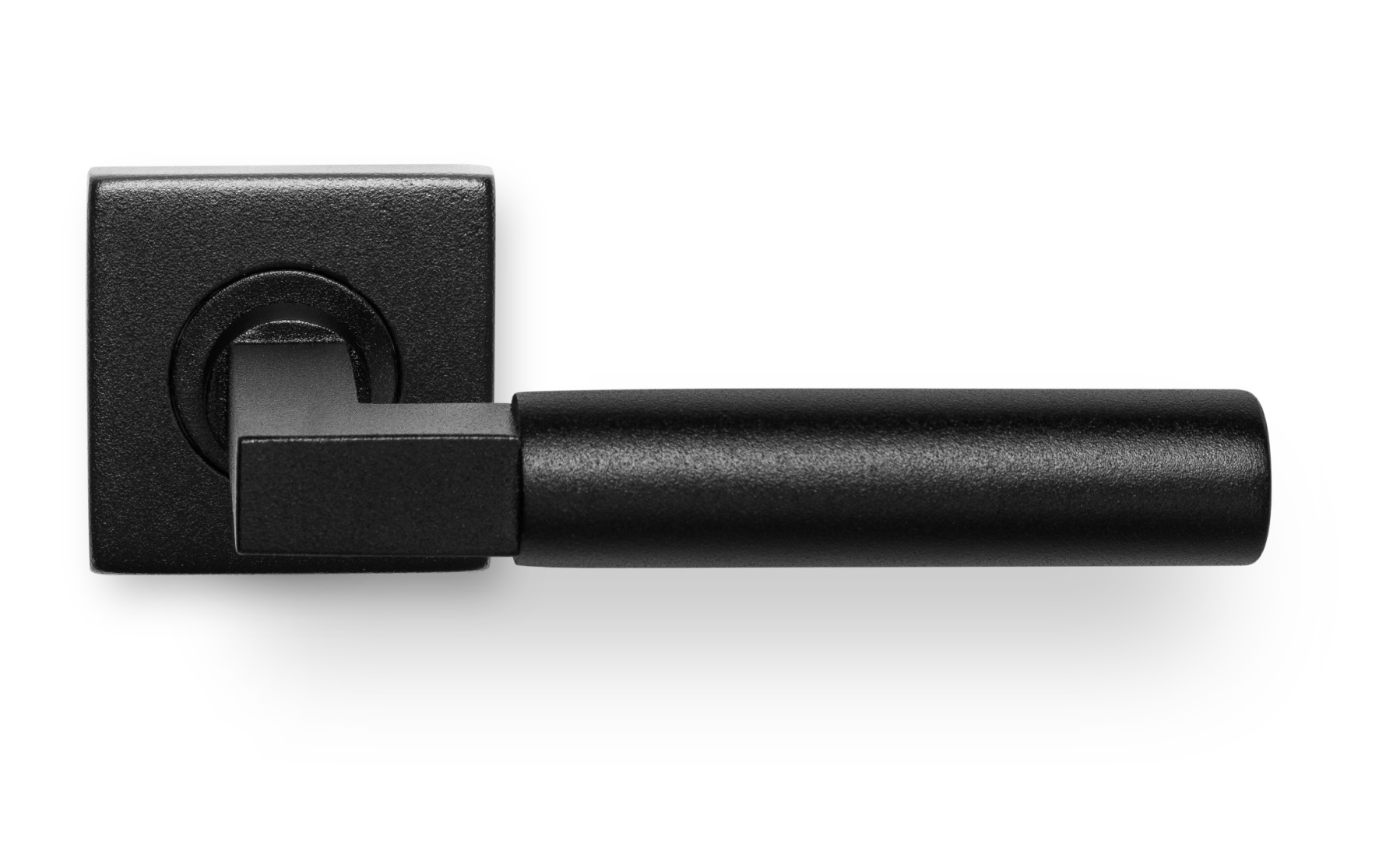 Lot De 6 Poignées De Porte Intérieur – Noir Mat, Sans Clé (Type Intimité)