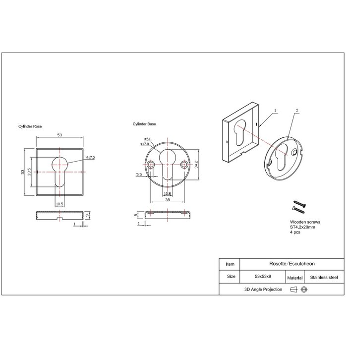In-Door Paar quadratische Zylinderplatten schwarz