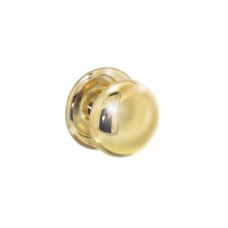 Intersteel Intersteel Front door knob heavy brass lacquered