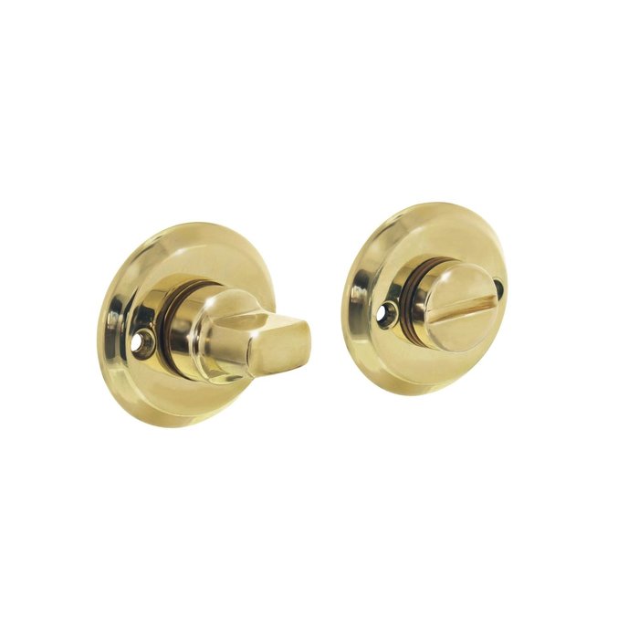 Intersteel Intersteel Rosette toilet / bathroom closure screw hole brass lacquered