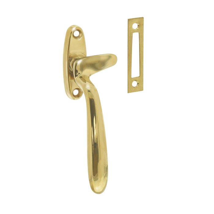 Intersteel Intersteel Window closure left Dudok brass lacquered