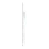 Intersteel Raamespagnolet niet afsluitbaar Links 1500mm RAL 9010 wit