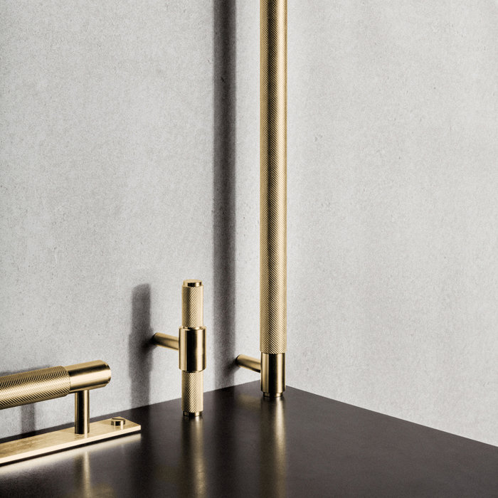 Buster+Punch Brass furniture handle / Large / 360mm / Buster&Punch