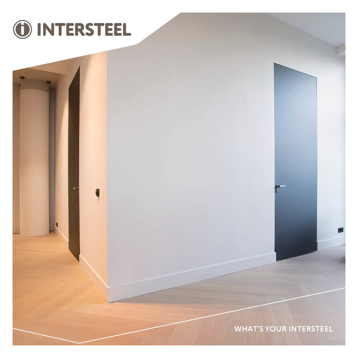 Intersteel Intersteel Hinge 130x30 mm alliage de zinc – noir réglable en 3D