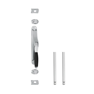 Intersteel Intersteel Pump espagnolette Ton 400 avec jeu de tiges 2x 1250 mm chrome mat / ébène