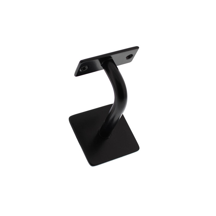 Intersteel Intersteel Handrail holder curved square flat saddle black