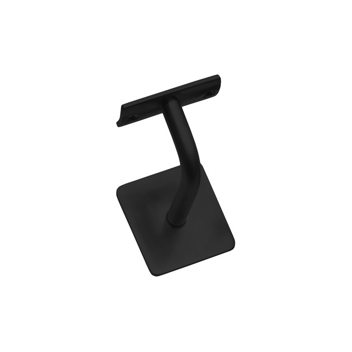 Intersteel Support de main courante Intersteel Selle creuse carrée incurvée noire