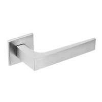 Intersteel Deurkruk Arjan Moors Sliced No.1 met rozet rvs geborsteld zonder sleutelplaatjes