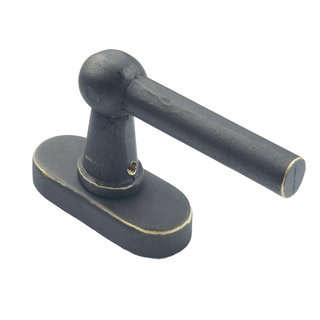 HDD Fenstergriff Petra NM L altes Messing