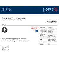 Hoppe Resista cilinderplaatjes zwart gesatineerd - rond Ø52x8mm