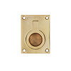 Intersteel Intersteel Hatch ring rectangular 65 x 49 mm lacquered brass