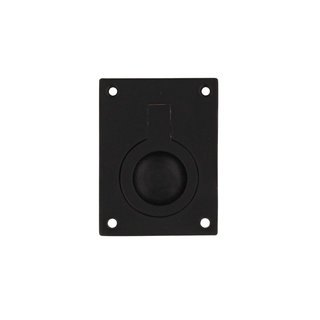 Intersteel Intersteel Lukenring rechteckig 50 x 39 mm mattschwarz