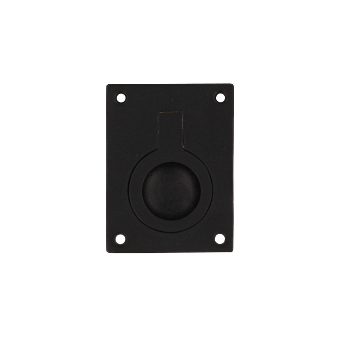 Intersteel Intersteel Lukenring rechteckig 50 x 39 mm mattschwarz