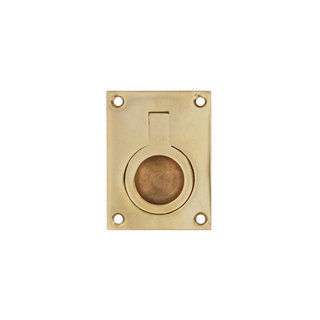 Intersteel Intersteel Hatch ring rectangular 41 x 31 mm lacquered brass