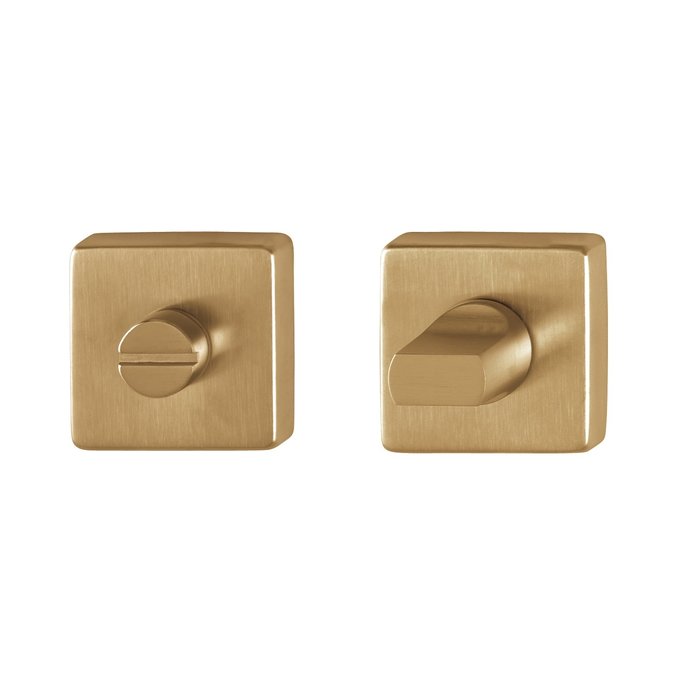 Hoppe Hoppe Resista WC-Set Messing matt eckig Ø52x8mm