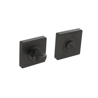 Intersteel Intersteel Rosette with toilet/bathroom closure square anthracite gray