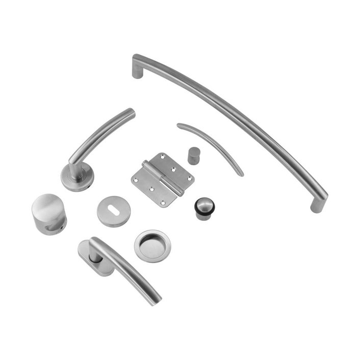 HDD Stainless steel door handles "Wals" 16mm