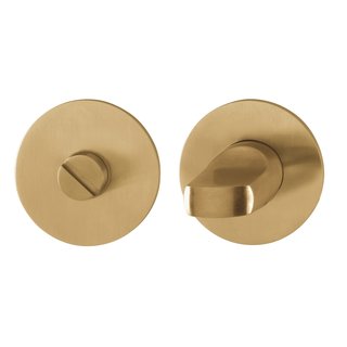 Hoppe Hoppe WC set Los Angeles round with thin rosette 2 mm - brass F78
