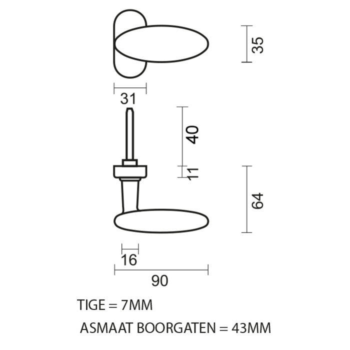 HDD Raamkruk Olive  NM DK Goud