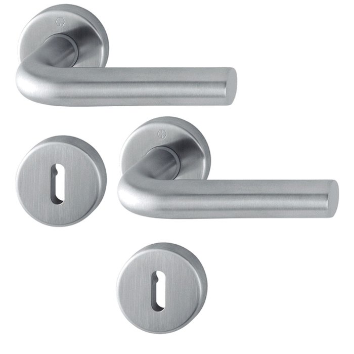 Hoppe HOPPE Bonn Interior door fitting E150Z/42KV/42KVS - Stainless steel DD:37-42mm