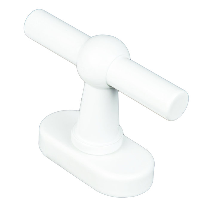 HDD White window handle Petra T