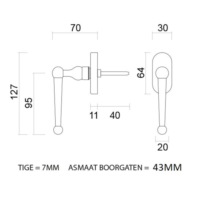 HDD Raamkruk Gigi Font DK