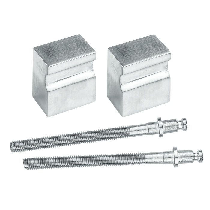 HDD Vaste deurknop X-Treme rvs look  paar voor houten deuren