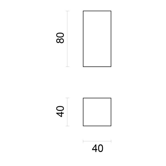 HDD Vaste deurknop Carre RVS plus paar voor glazen deuren